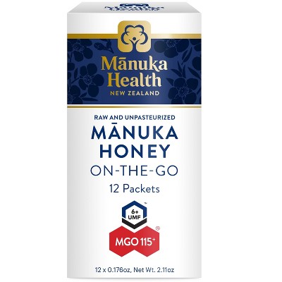 Manuka Health Manuka Honey On-the-go Packets, Umf 6+/mgo 115+, 12 Ct ...