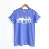 Simply Sage Market Women's New York Manhattan Short Sleeve Garment Dyed Tee - 2 of 2