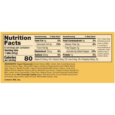 noosa Vanilla Cheesecake Bites - 4.4oz/6ct