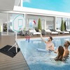 RISOKEYS Portable Poolside Basketball Hoop, Height Adjustable 3.1ft-4.7ft, with 36" Backboard for Indoor Outdoor Use - 2 of 4