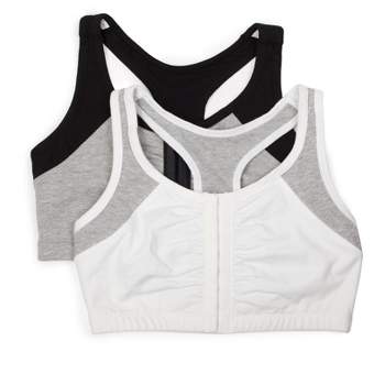 Fruit of the Loom Women's Built Up Tank Style Sports Bra, Mint  Chip/White/Grey Heather, 38 price in UAE,  UAE