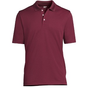 Lands' End Men's Short Sleeve Solid Active Polo Shirt - 1 of 2
