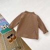 MyKids-Usa Autumn Baby Kids Unisex Striped Long Sleeves Turtle Neck Top Pullover - 3 of 4