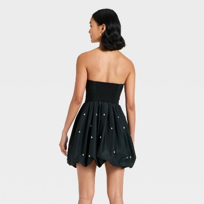 Women Embellished Bubble Mini Dress – A New Day