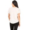 RAE DUNN - Women's Short Sleeve Shirttail Hem T-Shirt - 3 of 4