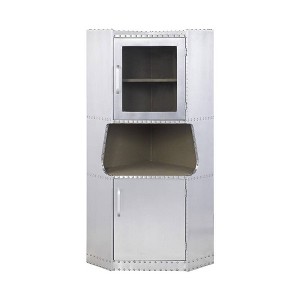 Acme Furniture Brancaster Decorative Storage Cabinet Aluminum - 1 of 4