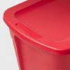 18gal Non-Latching Tote Red - Brightroom™ - image 3 of 4
