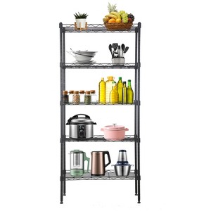 BestMassage 5-Tier Heavy-Duty Wire Shelving Unit NSF Certified Metal Storage Organizer with Adjustable Shelves Wire Rack for Garage Home Kitchen - 1 of 4