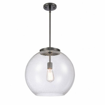Athens - 1 Light Pendant In Industrial Style-16.38 Inches Tall and 15.75 Inches Wide