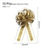 Unique Bargains Big Pull Bow Organza Gift Wrapping Ribbon for Wedding Car Baskets Presents 10 Pcs - 2 of 4