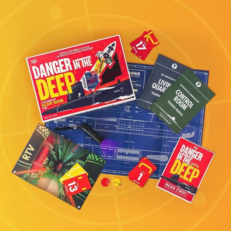 Professor Puzzle USA, Inc. Danger in the Deep | Escape Room Game, 3 of 5