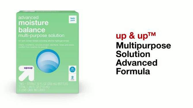 Multipurpose Solution Advanced Formula - up & up™, 2 of 10, play video