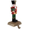 Northlight Glittered Nutcracker Soldier with Gift Christmas Stocking Holder - 9.5" - 4 of 4