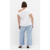Women's Plus Size Elisa Top - white | CITY CHIC - 4 of 4