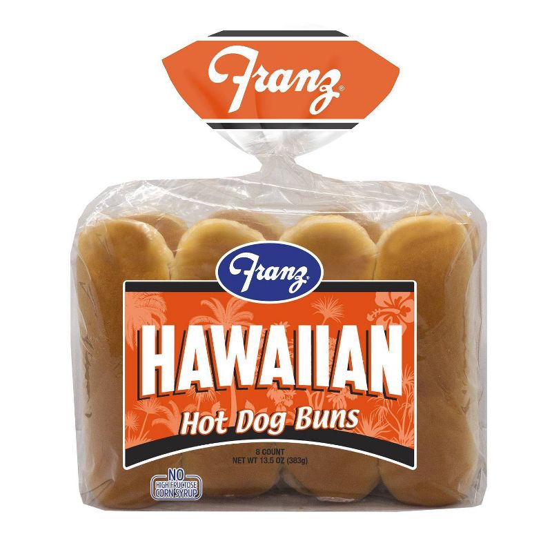 Franz Hawaiian Hotdog Buns - 8ct / 15oz, 1 of 2