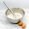 Tovolo 12" Stainless Steel Dough Whisk: Dishwasher-Safe Coil Whisk, 12.5" Length, Silver, 0.25 lbs - 3 of 3