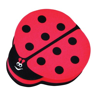 Ashley Productions Magnetic Whiteboard Eraser, Ladybug (Pack of 6)