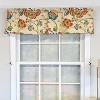 RLF Home 100% Cotton High Quality Moira Tailored Window Valance with 1.5" Rod Pocket 50" W X 12" L Multi - 2 of 4