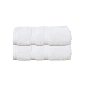 Home Weavers Elegance Essentials 550GSM 100% Cotton Zero Twist Super Absorbent Bath Towel Set - 1 of 4