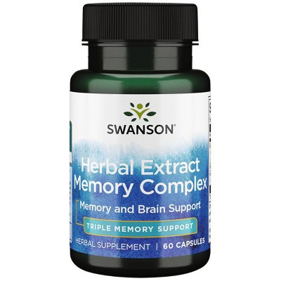 Swanson Herbal Extract Memory Complex 60 Capsules.