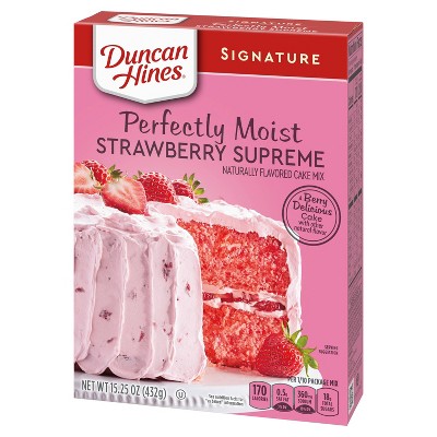 Duncan Hines Strawberry Supreme Cake - 15.25oz