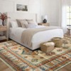 Large Machine Washable Rug with Non-Slip Backing Stain-Resistant Oriental Medallion Accent Rugs for Living Room Dining Room Bedroom Office Playroom - 2 of 4