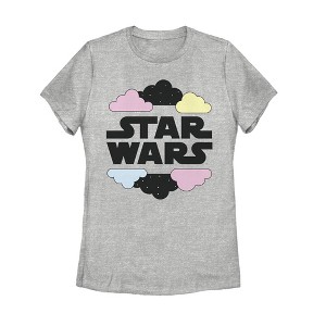 Women's Star Wars Fluffy Cloud Logo T-Shirt - 1 of 3