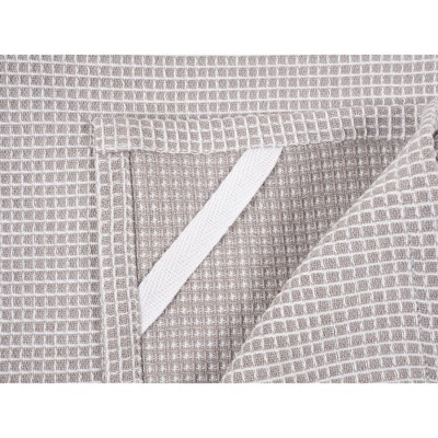 Light Gray Cotton Waffle Weave Kitchen Towel Set of 4