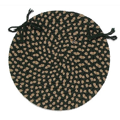 Colonial Mills Brook Farm Chair Pad, Winter Green, Set of 4