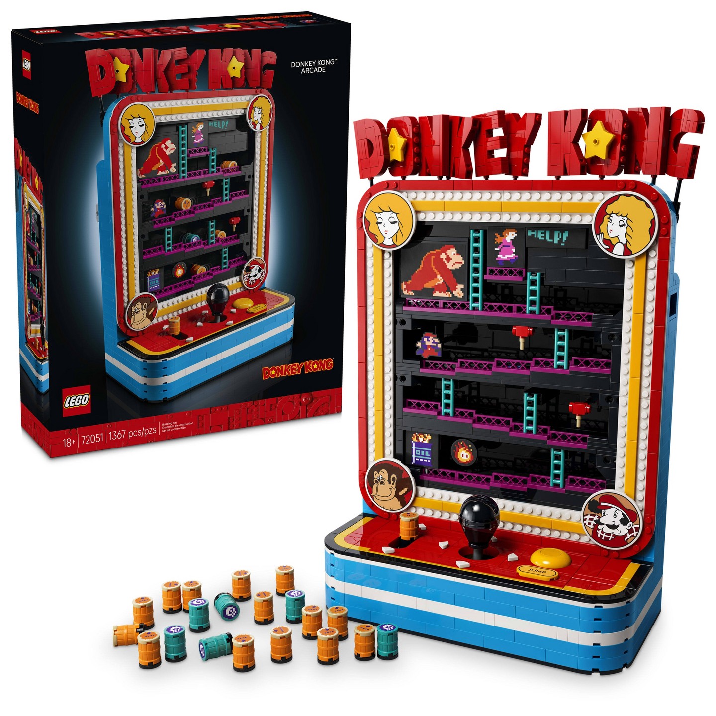 Детский конструктор LEGO Donkey Kong Arcade Building Set 72051 — фото 1