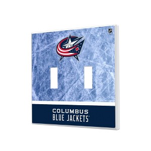 NHL Eastern Conference Teams Ice Wordmark Hidden-Screw Light Switch Plate for Double Toggle - 1 of 4