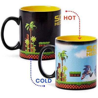 NEW OFFICIAL SONIC THE HEDGEHOG WINK GIANT LARGE COFFEE MUG CUP BOX 