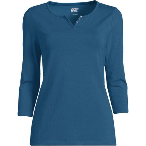 Womens Deep V Neck Long Sleeve Henley Shirts Button Up Ribbed Knit Tops  Slim Solid Tees : : Clothing, Shoes & Accessories