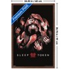 Trends International Sleep Token - Grabbing Hands Red Framed Wall Poster Prints - 3 of 4
