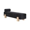 Meridian Furniture,Edison Chenille Fabric Bench - 3 of 4