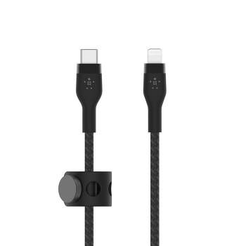 Nanocable - Cable USB 3 en 1 Carga/Datos USB-A a USB-C/Micro USB/Lightning  1 m, Negro