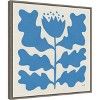 Amanti Art Delighted Floral IV Blue by Moira Hershey Canvas Wall Art Print Framed 22 x 22-in. - 3 of 4