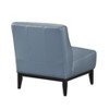 NicBex Luxury Leather Accent Chair, Modern Living Room Chair with Cushioned Seat & Back with Reinforced Solid Wood Frame, Blue - 4 of 4