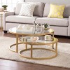 Evelyn Nesting Coffee Tables - 2pc Set - CK4290 - Gold - SEI - 3 of 4