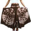 Agan Traders Women's Boho Summer Tie-dye High Waistband A Line Flared Maxi Skirt - 4 of 4