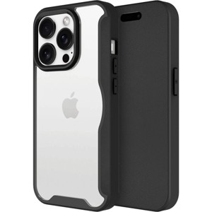 AMPD Tpu / Acrylic Wallet Flip Case For Apple Iphone 16 Pro Max - 1 of 4