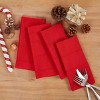 Izod Chadwick Red Set of 4 Napkins - 2 of 3