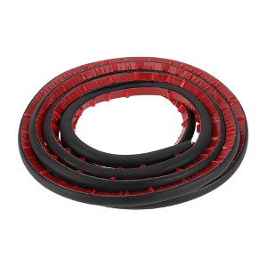 Unique Bargains Universal Car Weather Stripping Self Adhesive Weather Seal Strip 10Ftx0.31" D-Shape EPDM - 1 of 4