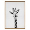 Kate & Laurel All Things Decor 31.5"x41.5" Sylvie Giraffe Framed Wall Art by Simon Te of Tai Prints Animal Portrait Wall Decor Art - 2 of 4
