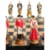 WorldWise Imports Chess Set - American Revolution Resin Chessmen on Black/Maple Chest - 4 of 4