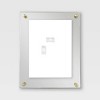 11" x 14" Acrylic Frame Clear - Threshold™: Modern Wall Mount, Brass Hardware - 4 of 4