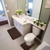 PiccoCasa Memory Foam Bathroom Rugs Non-Slip and U-shaped Toilet Mat 2 Pcs - 2 of 4