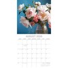 2026 Square Wall Calendar, Floral Collection, 16-Month Flower Theme with 180 Reminder Stickers (12x12 In) - 3 of 4