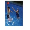 Swimline 24" Water Sports Super Hoops Swimming Pool Floating Basketball Game - White/Orange - 2 of 2