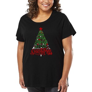 LA Pop Art Have Yourself a Merry Little Christmas - Women's Word Art T-Shirt - 1 of 4